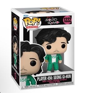 Funko Pop Squid Game Player 456 in Green and White